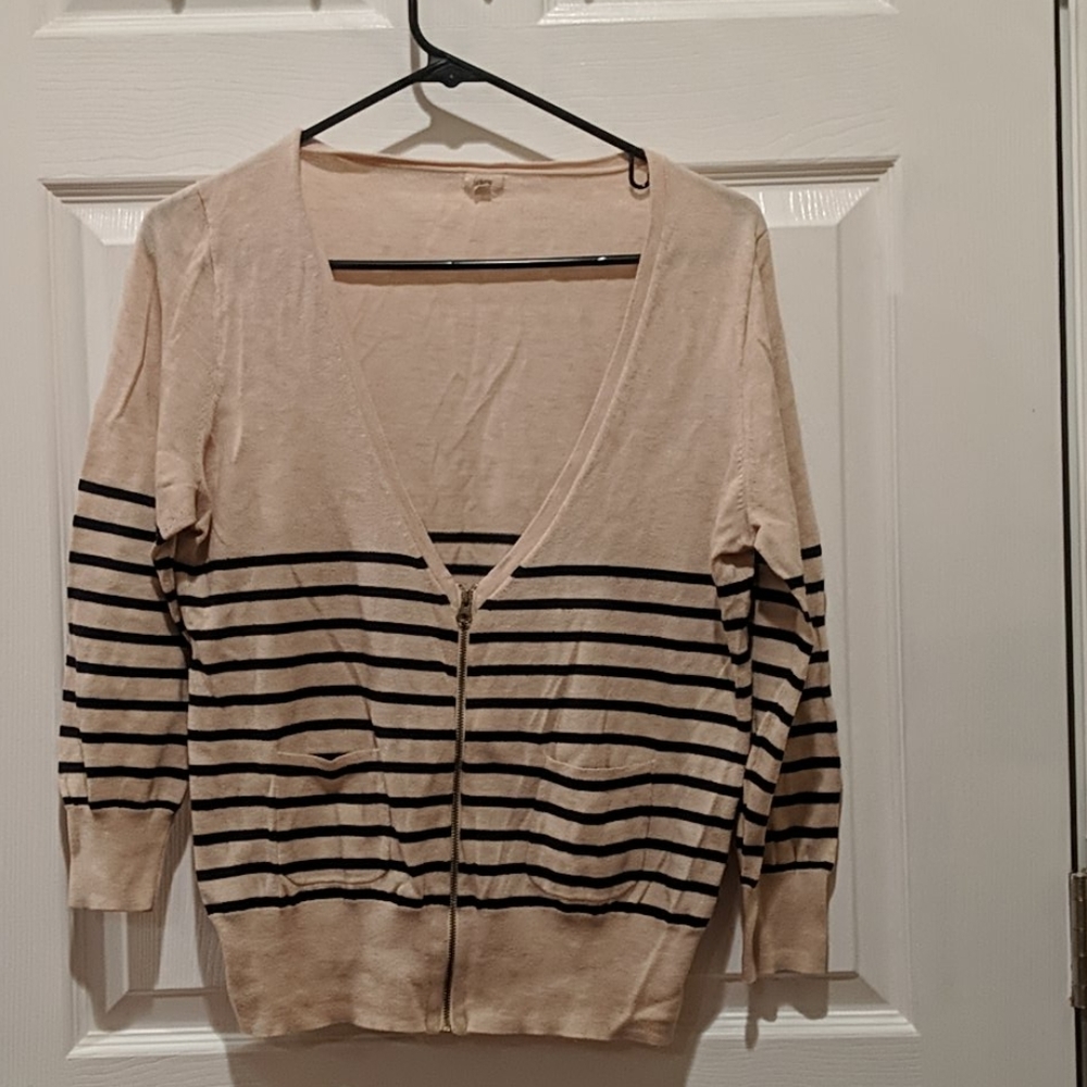 Zip up cardigan